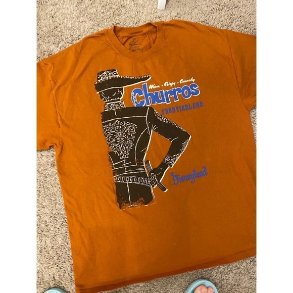 Disney frontierland churro Graphic T Shirt Short Sleeve Crew Neck Tee Cotton XL - Picture 3 of 4